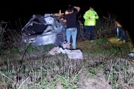 Volcó un auto sobre el puente Victoria-Rosario: hubo cuatro hospitalizados