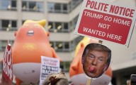 Segunda visita de Trump al Reino Unido se encuentra con protestas y arrestos