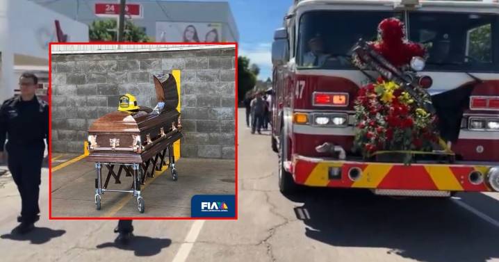 Luto en Sinaloa: dan último adiós a bombero asesinado cuando estaba cenando