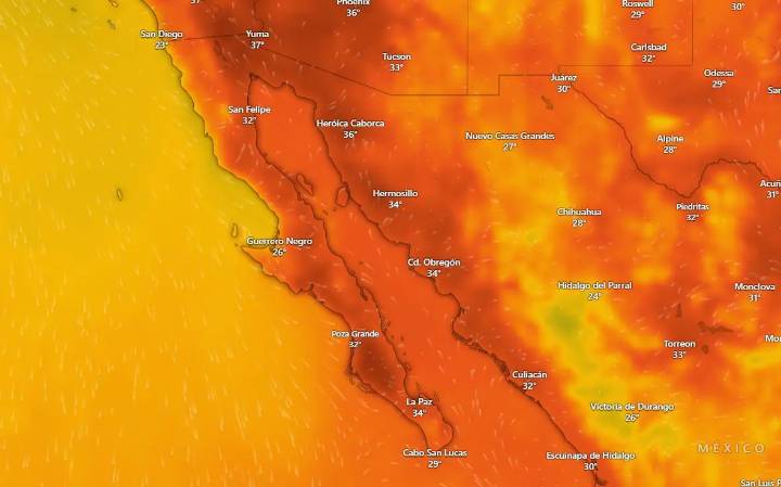 Clima en La Paz y Los Cabos, el domingo 14 de septiembre de 2025