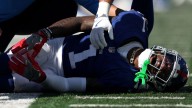 Giants star WR Malik Nabers carted off against Chargers
