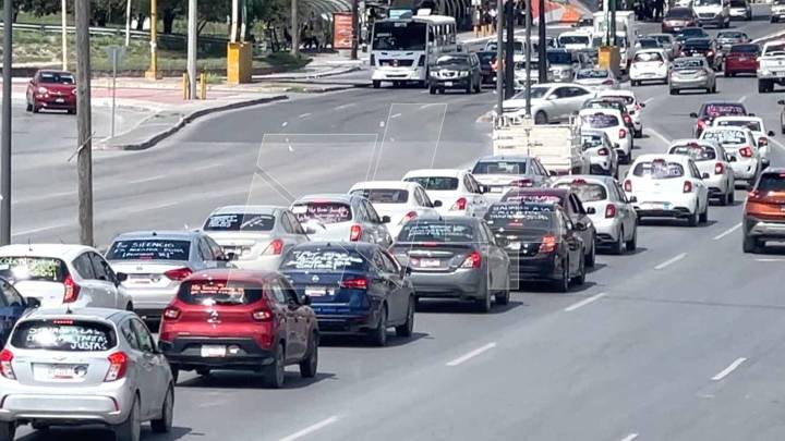 Conductores de Aplicación Bloquean Libramiento Reynosa