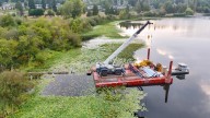 Viewing platform, pathway construction at Ballinger Park: Aug. 31, 2025