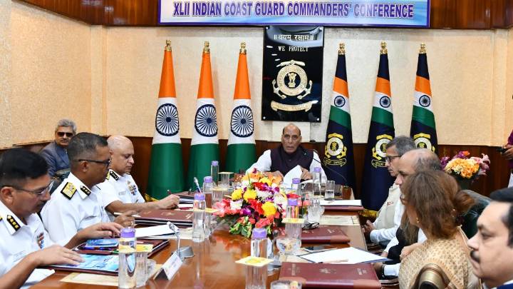 ‘Instability in neighboring nations spills into seas’: Defence Minister Rajnath Singh