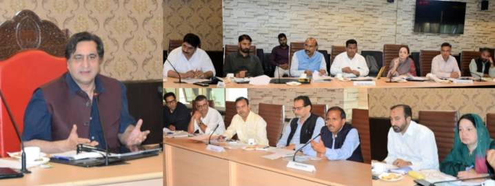 Sajad Lone chairs meeting of Committee on Govt Assurances