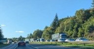Live: Caravan crash causing severe A38 delays near Exeter
