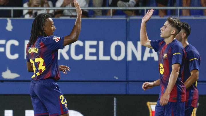 El Barça se olvida por un día de Lamine Yamal: triplete de dobletes en el Johan Cruyff