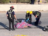 Muere motociclista al chocar en el Camino Real
