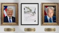 VIDEO: Donald Trump Replaces Joe Biden's Portrait With 'Autopen' At White House's Presidential Walk Of Fame
