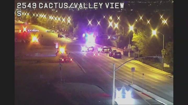 Crash closes south Las Vegas valley road