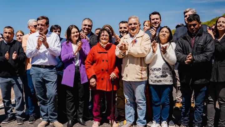 Ruta provincial N°1: inauguraron el tramo La Calerita