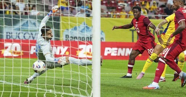Ali Ahmed scores and sets up a goal in Canadian win over Romania in soccer friendly