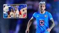 Piovi celebra el cumpleaños de su hija con Blue y Costalito, mascotas de Cruz Azul