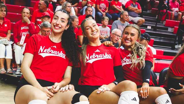 Nebraska volleyball takes down Utes in four sets during Husker Invitational Friday