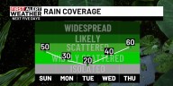 First Alert Weather: A welcome chance of rain on Sunday