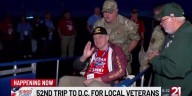 Honor Flight #52 takes off toward the nation's capital