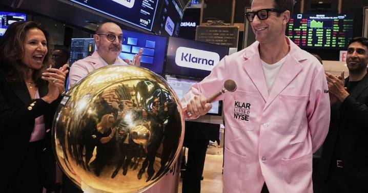 Klarna shares rise 15% in their first day of trading on Wall Street