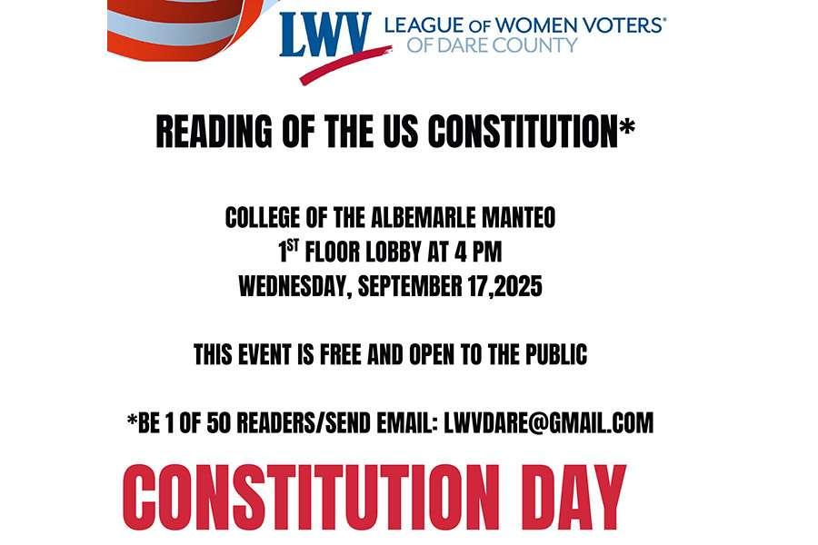 The Outer Banks Voice -   League of Women Voters of Dare Community Read Aloud of US Constitution