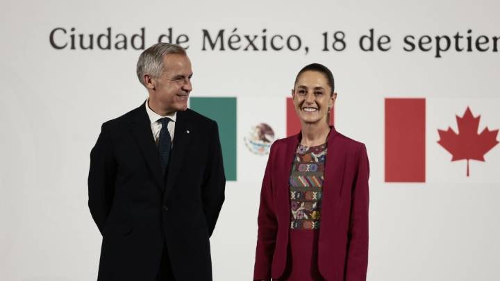 Sheinbaum se muestra 'optimista' junto a Carney de que el T