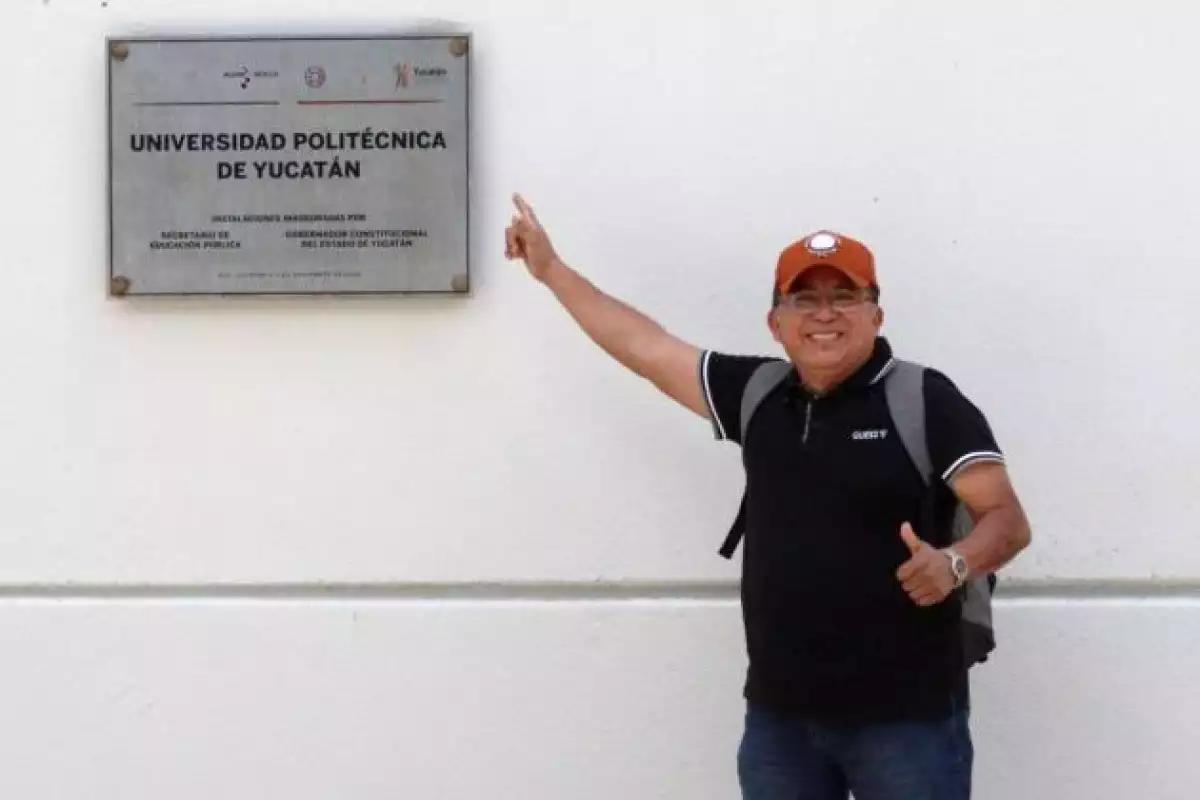 Yucateco de 54 años viaja a Canadá para fortalecer su formación académica