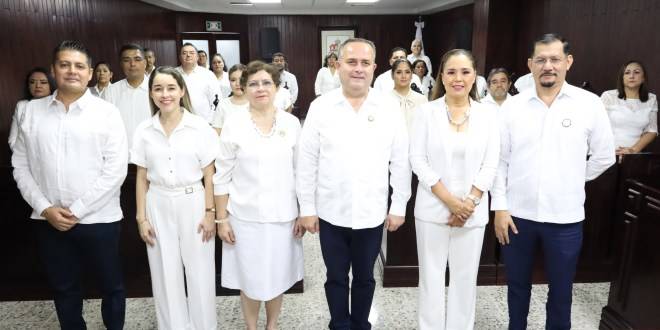 Pleno del Tribunal Superior de Justicia de Tabasco dio la bienvenida a las y los magistrados