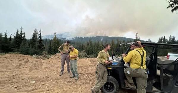 Crews continue work on wildfire burning northwest of Cusick