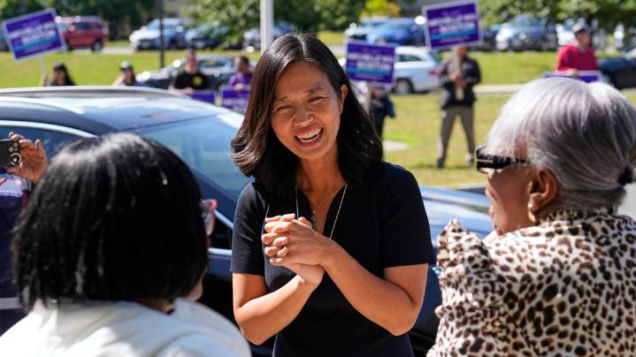 Boston Mayor Wu runs unopposed for second term