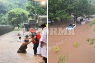 Se desborda río en Tapachula  por fuertes lluvias