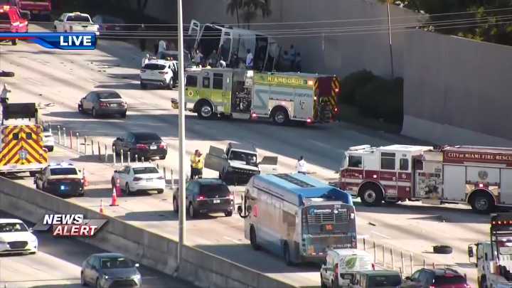 All NB mainlines closed on I-95 at 79th street following multi