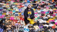 Wethersfield native claims the World Record for largest Crocs collection