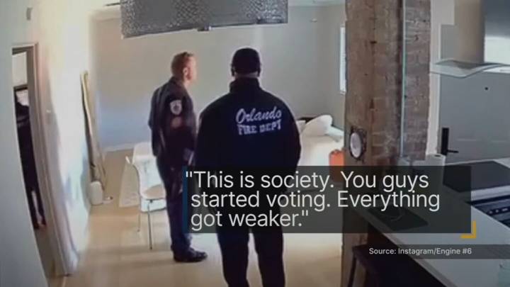 Orlando FD fires EMT after home security video shows comment about women’s voting rights