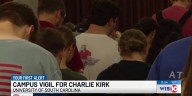 University of South Carolina students hold vigil for Charlie Kirk