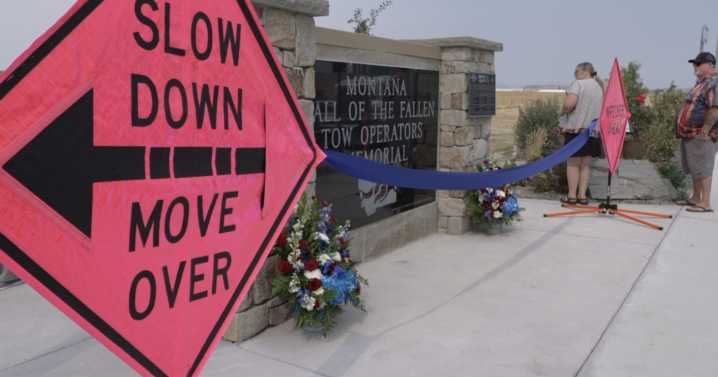 Memorial unveiled to honor fallen tow operators in Montana