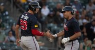 Braves rookie Baldwin draws high praise behind the plate