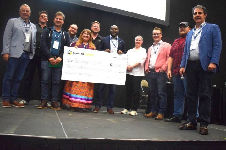 Photos: Indigenous beading app wins $15K at rural innovation pitch in Estevan