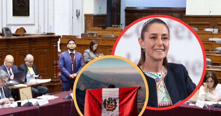 La Comisión de Relaciones Exteriores del Congreso peruano aprueba declarar persona non grata a Claudia Sheinbaum