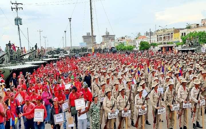 Pueblo venezolano se organiza en doctrina de defensa a la soberanía