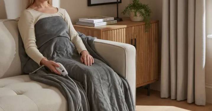Dunelm's 'perfect' £32 heated throw 'saves so much' on energy bills