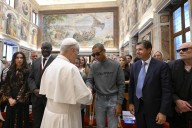 Pope Leo XIV tells World Meeting on Human Fraternity to welcome migrants, care for poor