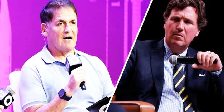 Tucker Carlson clashes with Mark Cuban over Ukraine stance: 'How much money have you sent?'