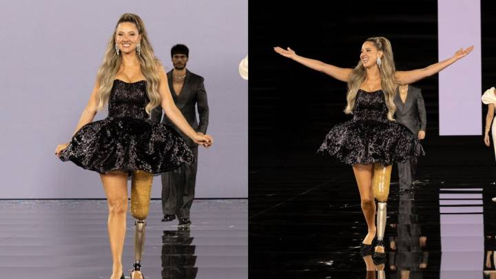 Daniella Álvarez volvió a brillar en importante desfile de la Semana de la moda de París, así se vio en la pasarela