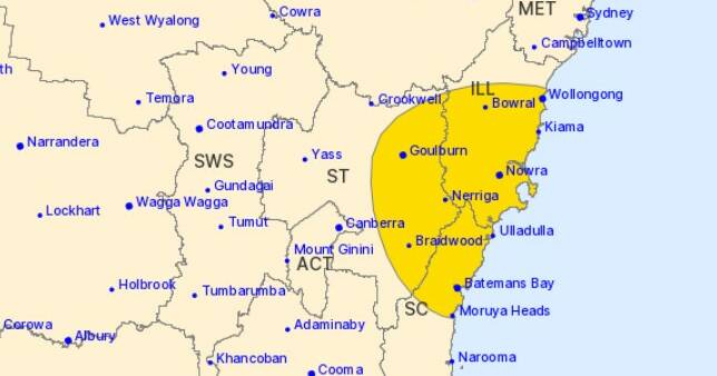 Warnings of flash flooding as a complex low hits the South Coast