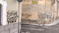 Las paredes del Casco Antiguo sufren una nueva oleada de pintadas