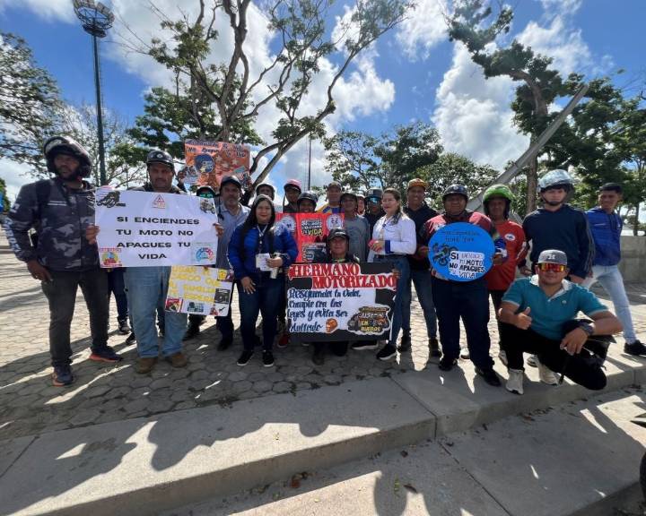 Monagas impulsa campaña «Si enciendes tu moto, no apagues tu vida»