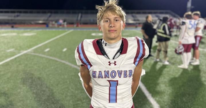 Lukas Valiska hauls in three INTs to lead Hanover Central's second