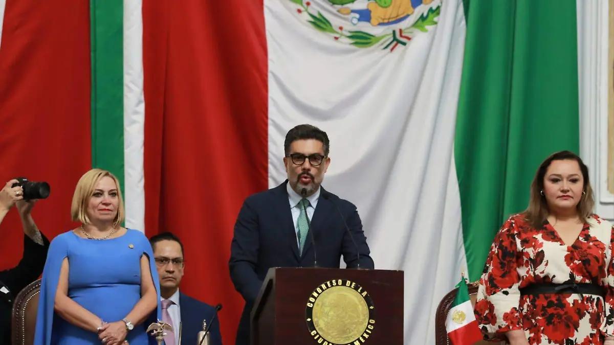 Jesús Sesma asume presidencia de Mesa Directiva en el congreso local