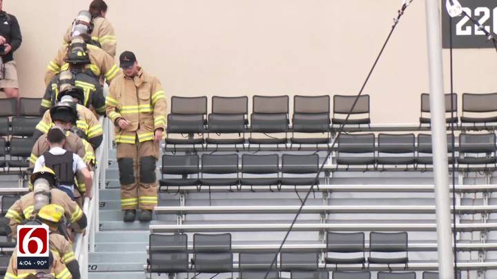 Remembering 9/11 at Oklahoma State University with a Memorial Stair Climb