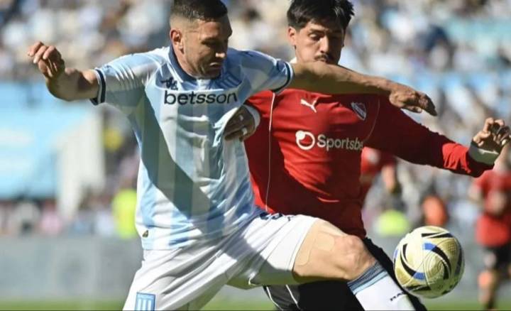 Racing e Independiente quedaron iguales
