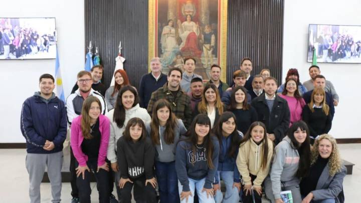 Una foto inédita en el Concejo Deliberante