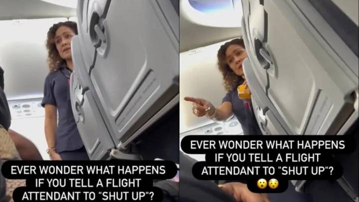 Rude passenger booted off American Airlines aeroplane after telling flight attendant to ‘shut up’: viral video